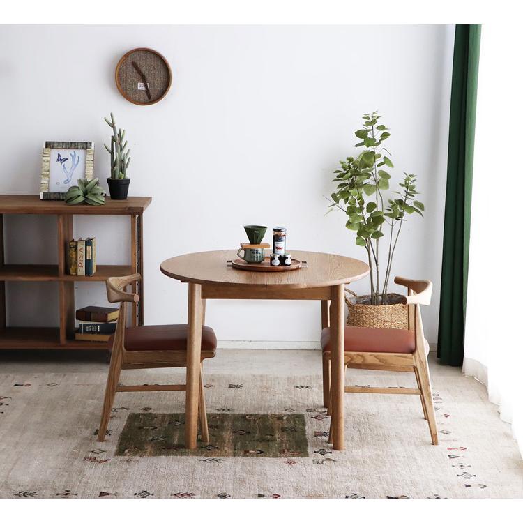 ダイニングテーブル 伸長式 幅90 120 cm 丸テーブル ラウンドテーブル