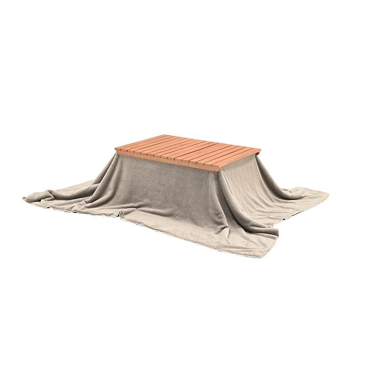 こたつ2点セット こたつテーブル こたつ布団 長方形 幅80cm リバーシブル アウトドア風 節電 省エネ こたつテーブル ローテーブル インテリア 食卓 座卓 北欧 インテリア リビング ダイニング(代引不可)【送料無料】 こたつ2点セット こたつテーブル こたつ布団 長方形 幅80cm