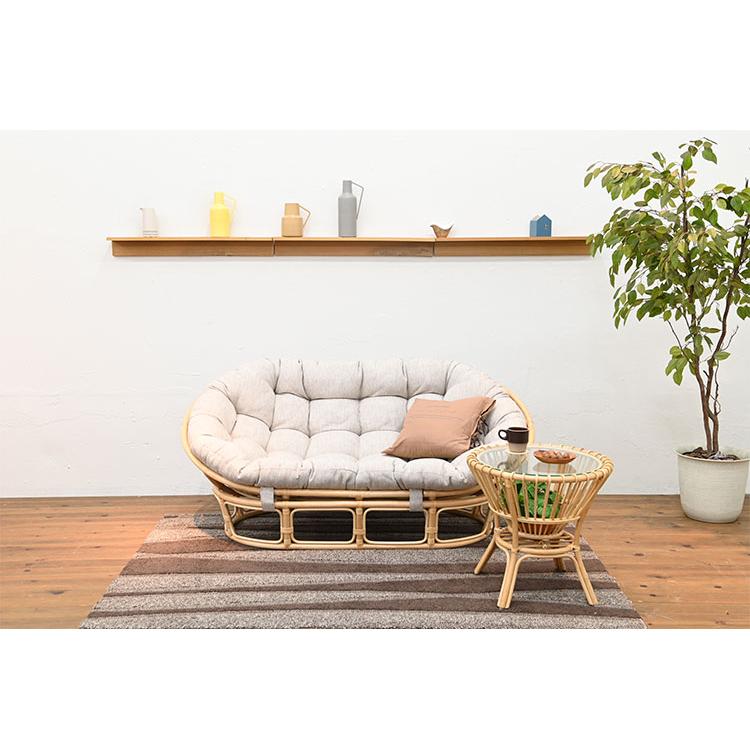 ラタンチェア 2人掛け 幅160cm ラタンソファ 完成品 二人用 2P ラタンチェア 2人掛け 幅160cm ラタンソファ 完成品 二人用 2P