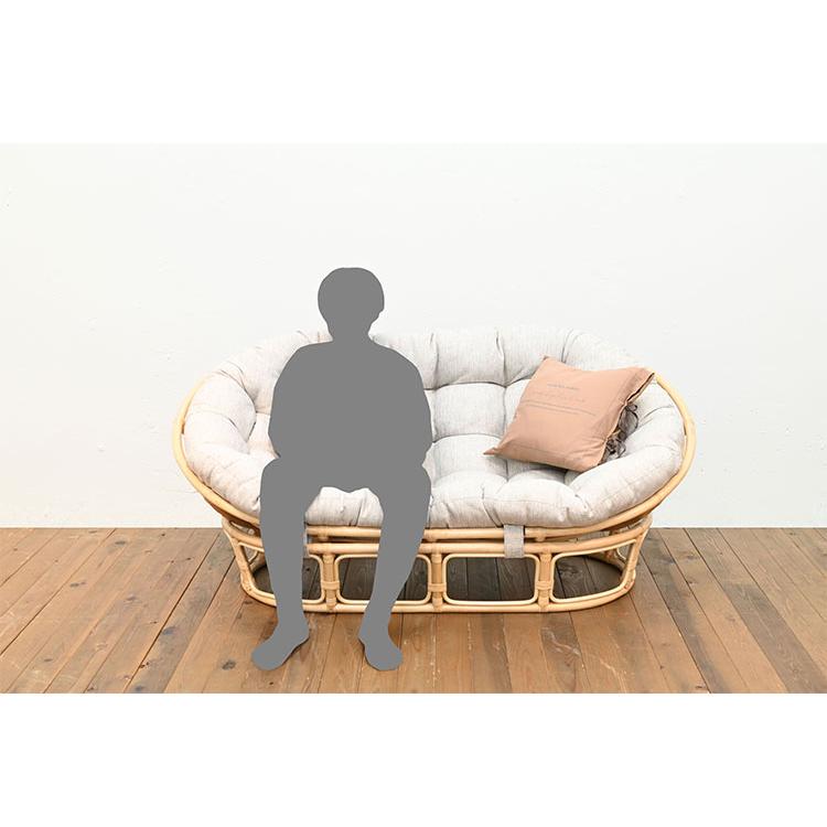 ラタンチェア 2人掛け 幅160cm ラタンソファ 完成品 二人用 2P ラタンチェア 2人掛け 幅160cm ラタンソファ 完成品 二人用 2P