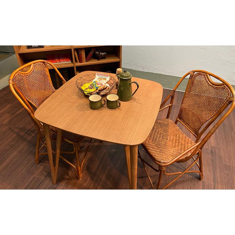 ダイニングチェア ラタン 4脚 籐椅子 4脚セット ラタン 完成品 ダイニングチェア チェア 高座椅子