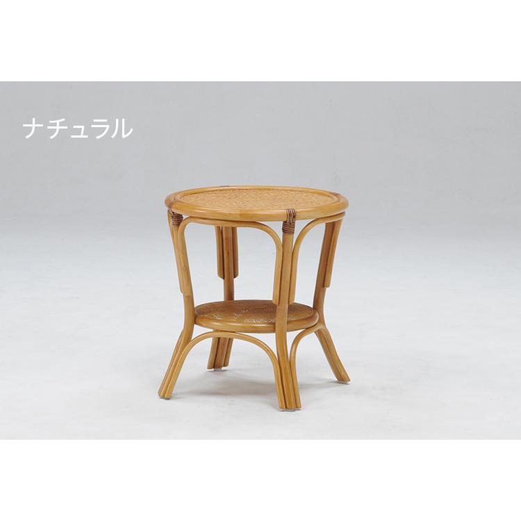 光製作所 ラタン 手編み テーブル 幅43 奥行き43 ローテーブル