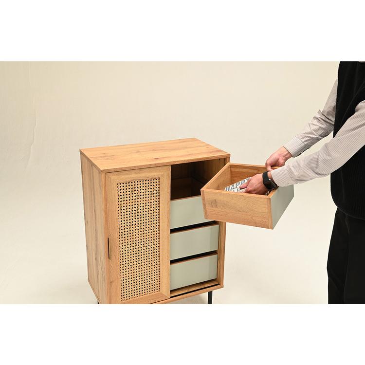 ラタン チェスト 幅60cm 天然ラタン 収納 引き出し ほぼ完成品 ラタン チェスト 幅60cm 天然ラタン 収納 引き出し ほぼ完成品
