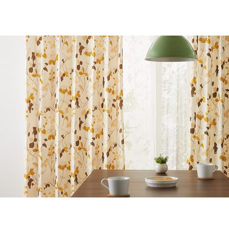 カーテン ディズニー disney 4枚セット くまのプーさん プーさん