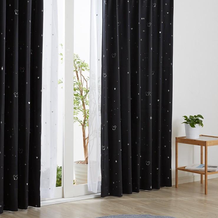 カーテン ディズニー disney 4枚セット ミッキー ミッキーマウス