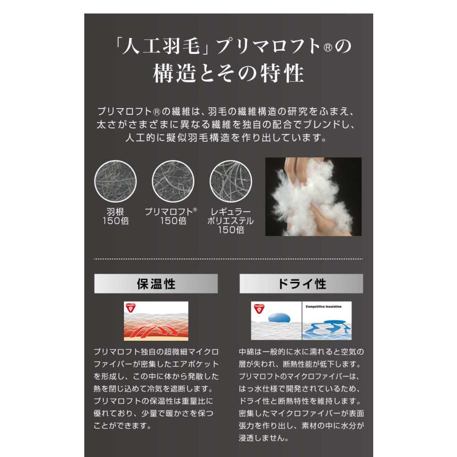 プリマロフト 2枚合わせ掛け布団 シングル 洗える 1年中 人工羽毛 二枚