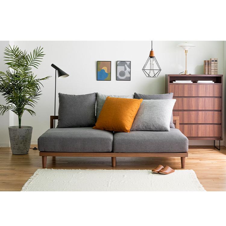 ソファ ソファベッド 幅180 3人掛け 天然木フレーム 北欧 ゆったり