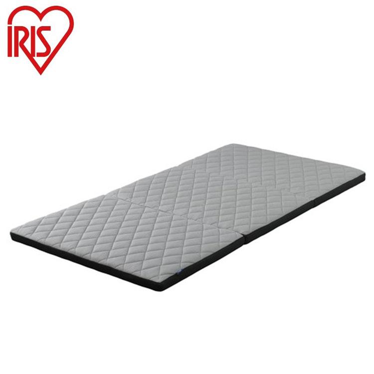 アイリスオーヤマ マットレス 厚さ6cm 三つ折り 折りたたみ シングル