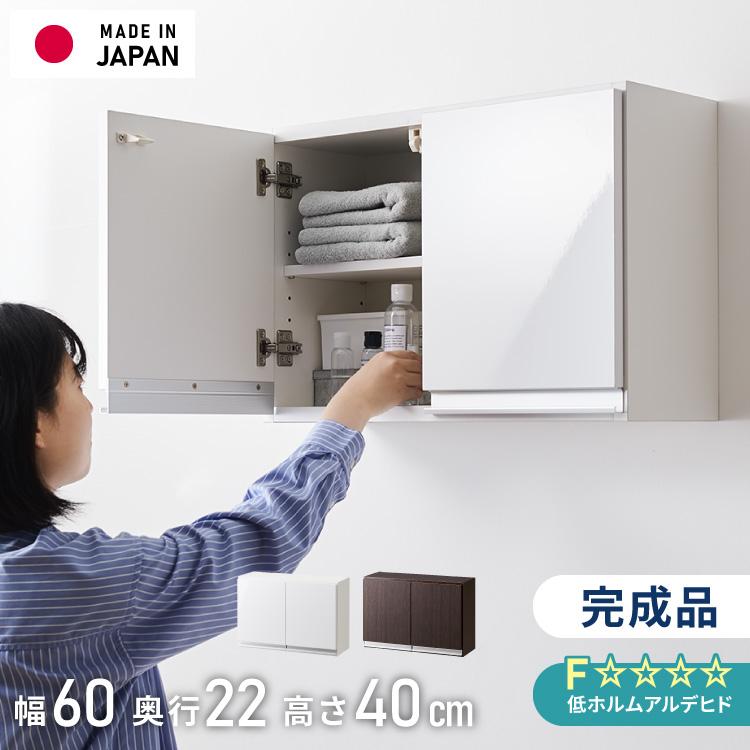 選べる吊戸棚豊富なサイズ 壁面収納 吊戸棚 幅60 奥行22 完成品 日本製