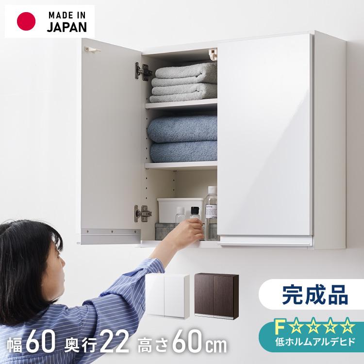 選べる吊戸棚豊富なサイズ 壁面収納 吊戸棚 縦型 幅60 奥行22 完成品