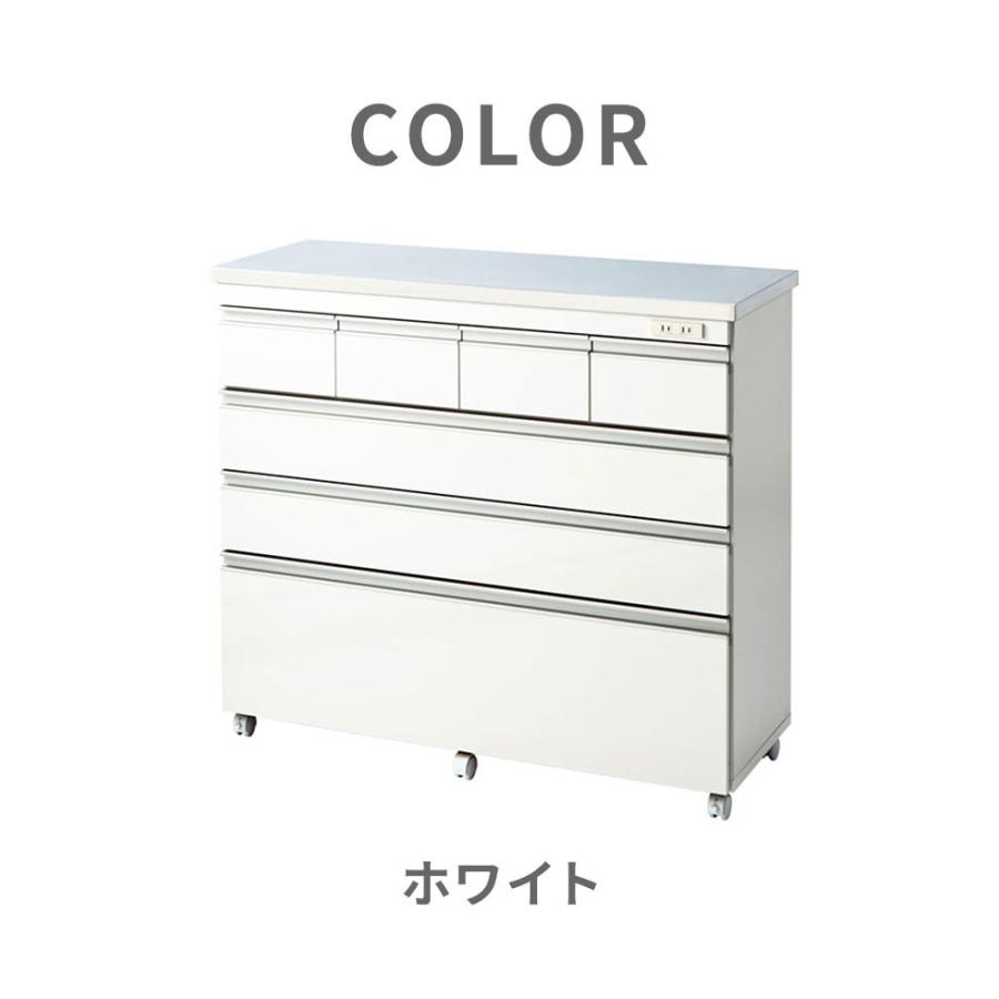 キッチンカウンター 間仕切り ステンレス天板 幅120 完成品 国産