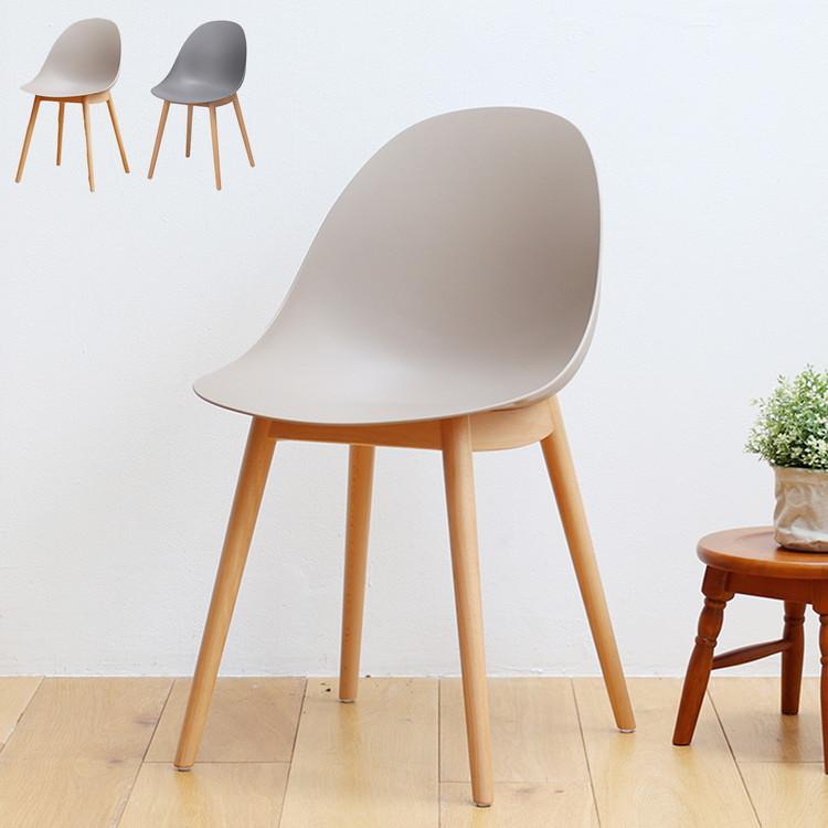 デスクチェア キャスターなし 木製 椅子 おしゃれ オフィスチェア