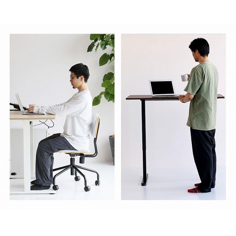電動昇降デスク 幅120 奥行60 高さ72~118 昇降デスク スタンディング