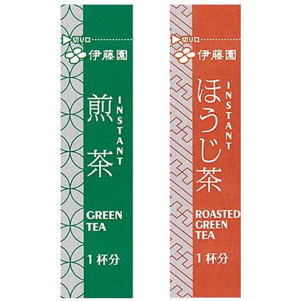 伊藤園 ホテル・レストラン用 インスタントスティック 煎茶 ほうじ茶 100本×10袋 業務用
