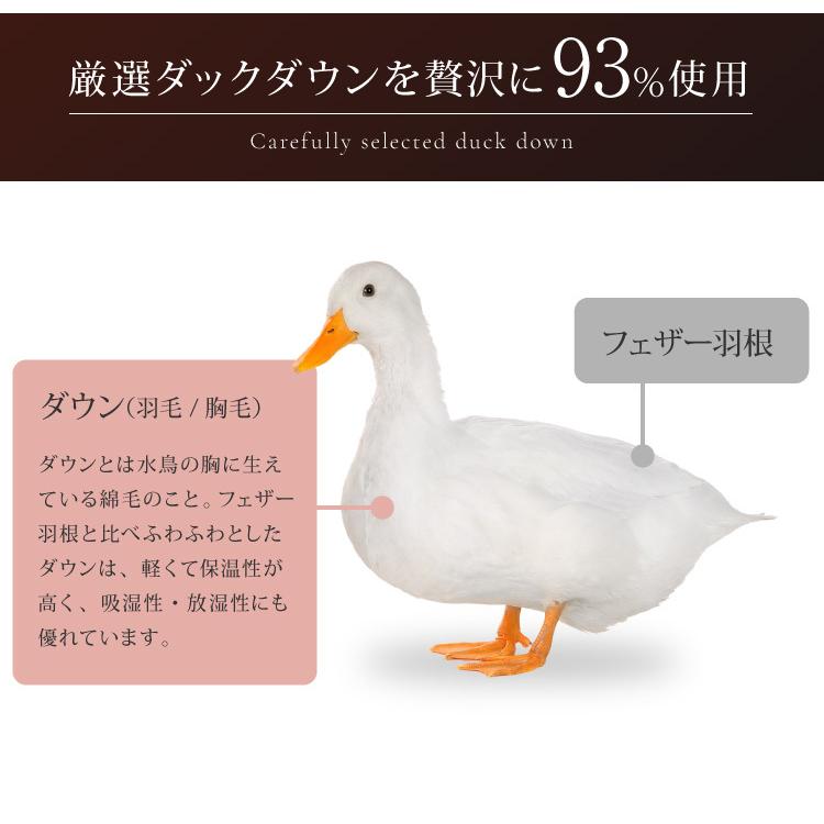 日本製 2枚合わせ 羽毛布団 ダブル ロイヤルゴールドラベル ポーランド