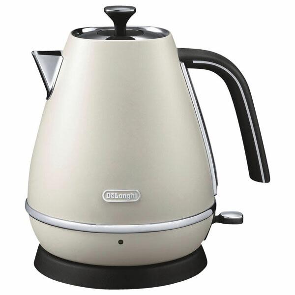 デロンギ DeLonghi ディスティンタコレクション 電気ケトル KBI1200J-W ピュアホワイト コードレスケトル 1L｜recommendo