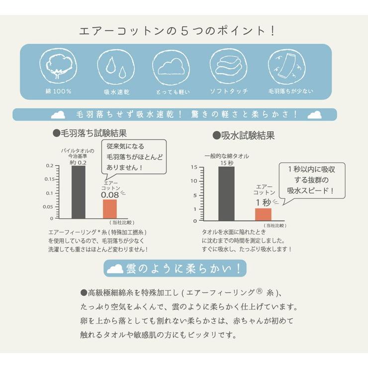 日本製 泉州産 洗顔ターバン エアーコットン エアーコットンライフ 国産 かわいい おしゃれ モダン シンプル 軽い 軽量 成願 代引不可｜recommendo｜10