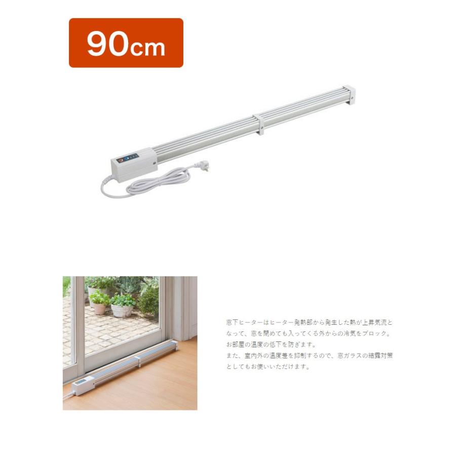 ゼンケン 窓下ヒーター 90cm ZK-91 窓際 窓用 暖房 結露防止 【公式通販】