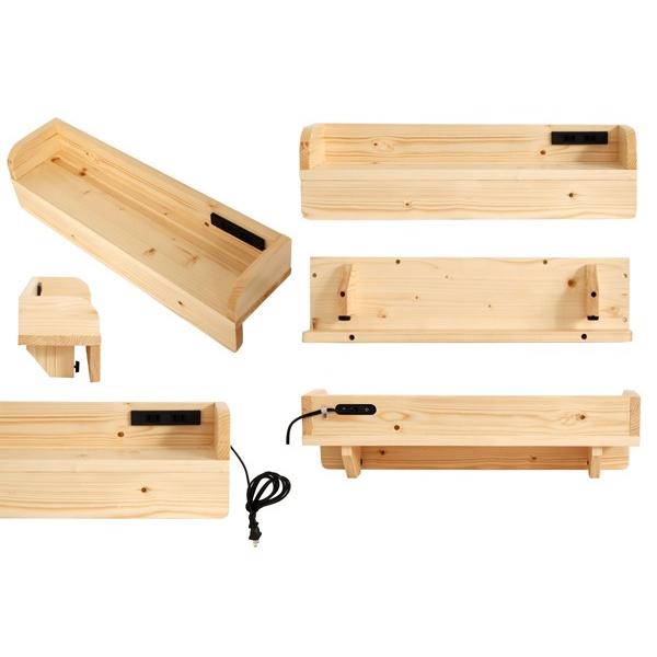 中居木工 折りたたみスノコベッド シングルサイズ 天然木 中居木工