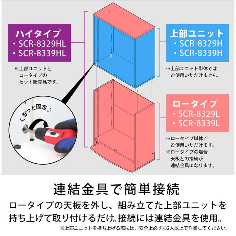コレクションラック ユニール 上ユニットユニール専用オプション 対応
