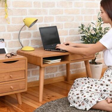 デスク ロータイプ 幅65 奥行40 パソコンデスク ローデスク 引き出し