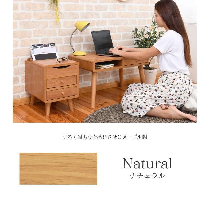 デスク ロータイプ 幅65 奥行40 パソコンデスク ローデスク 引き出し