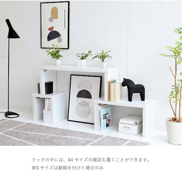 コの字 ネストテーブル 3点セット 耐荷重35kg 白 ホワイト 木製