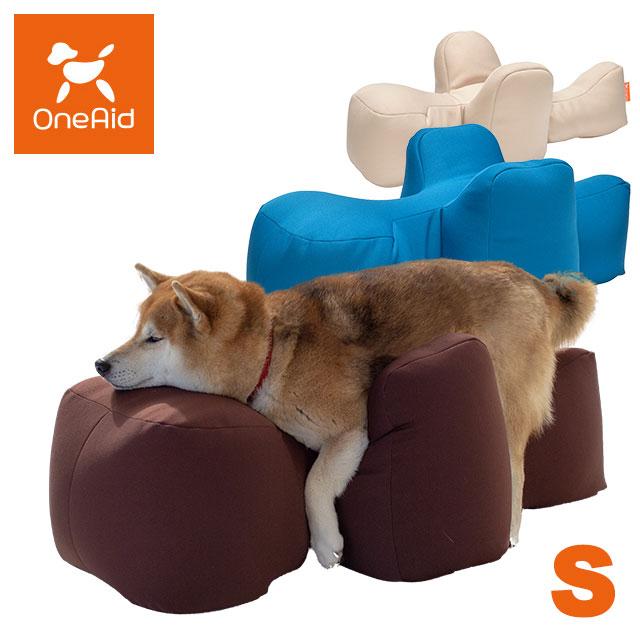 リラクッション Sサイズ　カバー付き ワンエイド OneAid リラクッション Sサイズ ブラウン 本体+