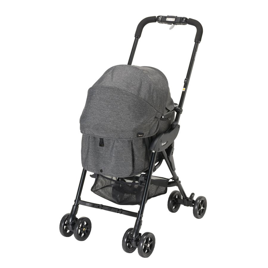 【週末セール】折りたためる★コムペット ミリミリライト ペットカート コムペット ペットカート ミリミリライトα ブラック 折りたたみ