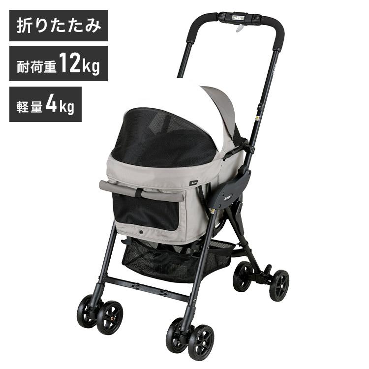 専用 コムペット ミリミリライト ペットカート アッシュホワイト 夏の