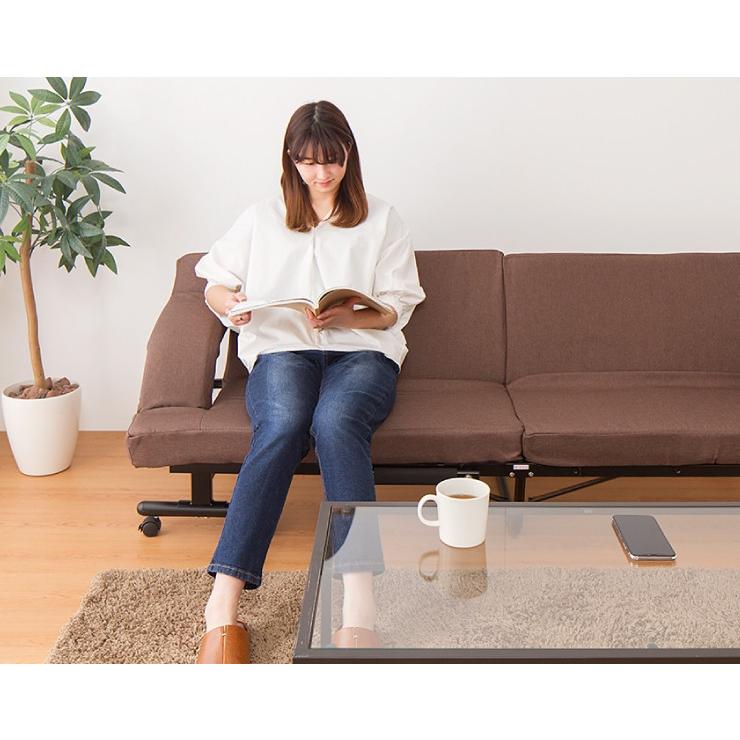 折りたたみ ソファベッド セミシングル リクライニング ベッド