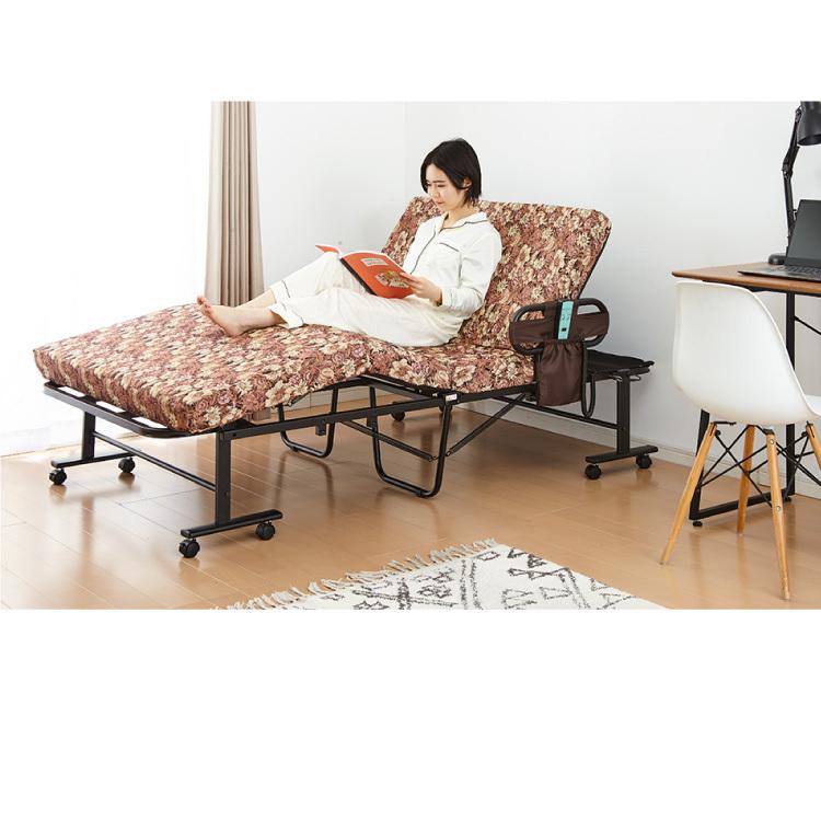 電動ベッド 低反発ウレタン使用 シングル 厚さ10cm 電動リクライニング