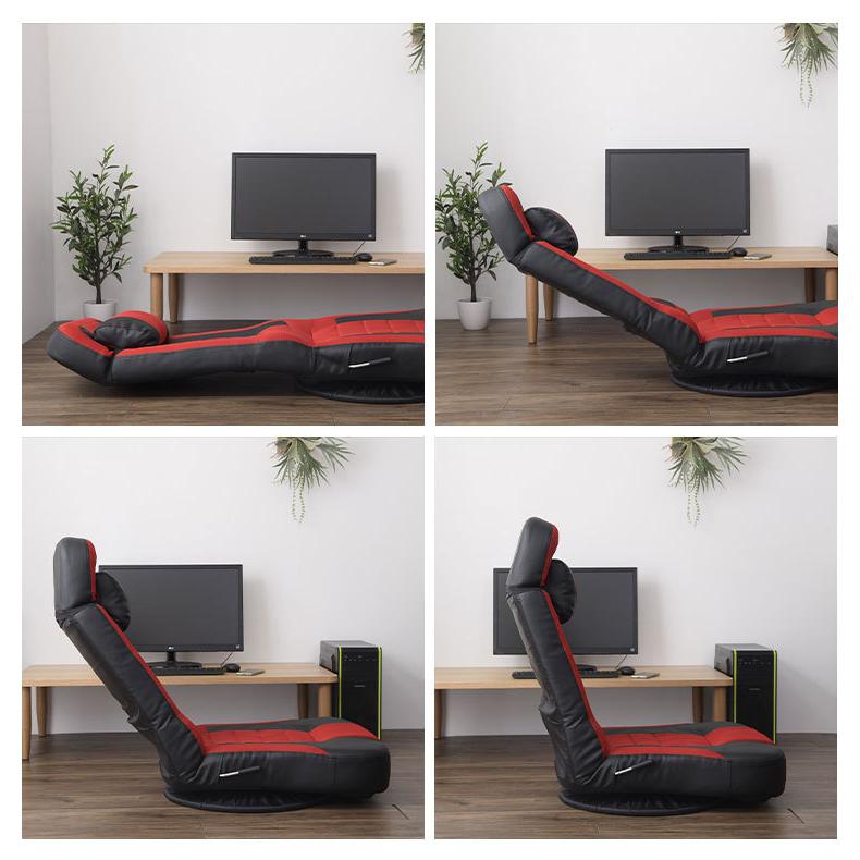 360度回転ハイバック座椅子　ソファ 座椅子 超ハイバック回転座椅子 座面幅61.5cm 360度回転