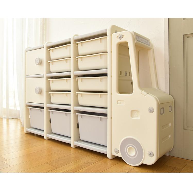 トラック型 おもちゃ収納 大 大容量 棚 おもちゃ ボックス おもちゃ