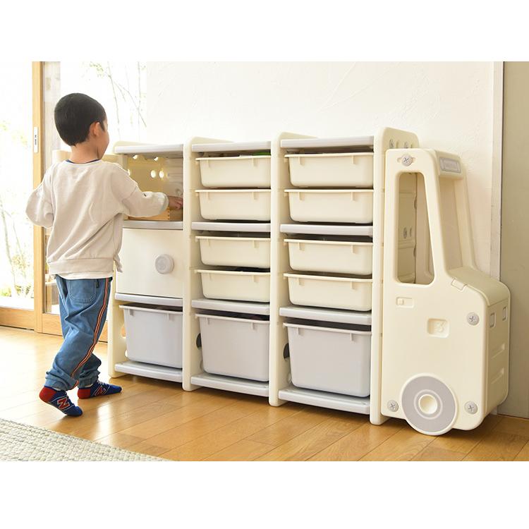 【6月28日まで】トラック型おもちゃ棚 トラック型 おもちゃ収納 大 大容量 棚 おもちゃ ボックス