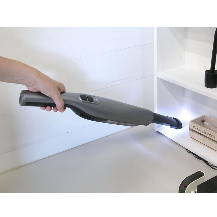 軽量650g スティッククリーナー コードレス 充電式 スタンド付き LED