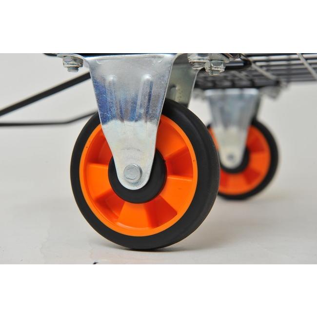 折りたたみバスケット台車 省スペース レジャー アウトドア 買物 段差ラクラク 代引不可