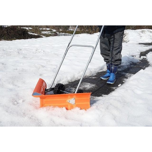 V字型スノーラッセル 車輪付き キャスター付き 雪かき 雪押し スノーラッセル 除雪 排雪 代引不可 リコメン堂 通販 Paypayモール