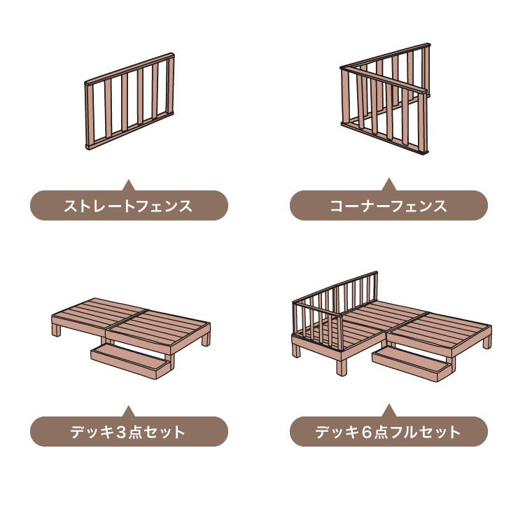 人工木ウッドデッキ 90×90cm 単品 ウッドデッキ 木目調 樹脂 ガーデン 