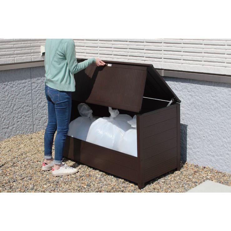 APET 屋外用 アルミダストボックス 大容量400L 幅123cm 屋外物置 APET 屋外用 アルミダストボックス 大容量400L 幅123cm 屋外物置