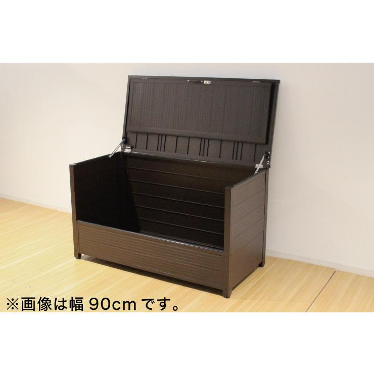 APET 屋外用 アルミダストボックス 大容量400L 幅123cm 屋外物置 収納庫 灯油タンク ガーデン アウトドア用品 収納 代引不可_6