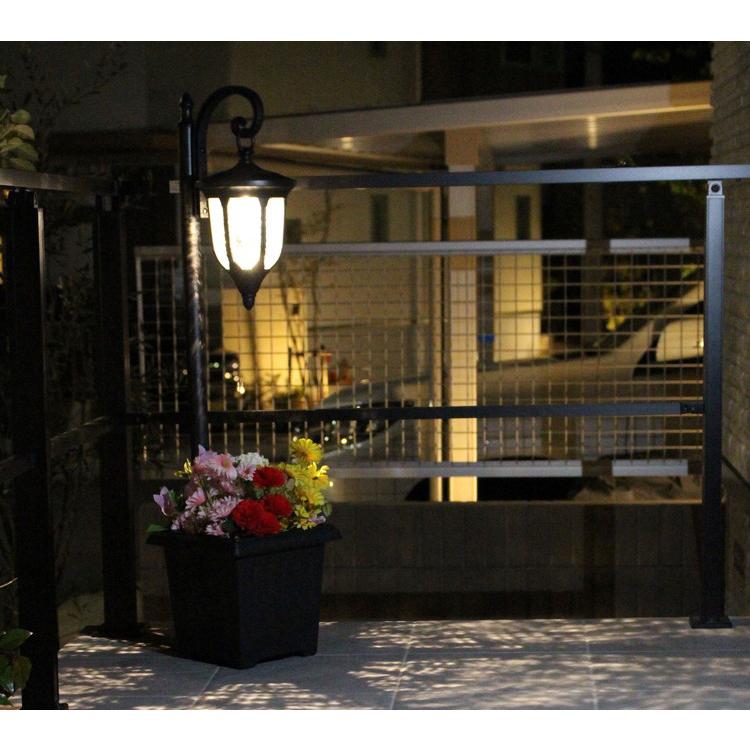 プランター付き 吊り下げ型 ソーラーライト 1灯 プランター付き