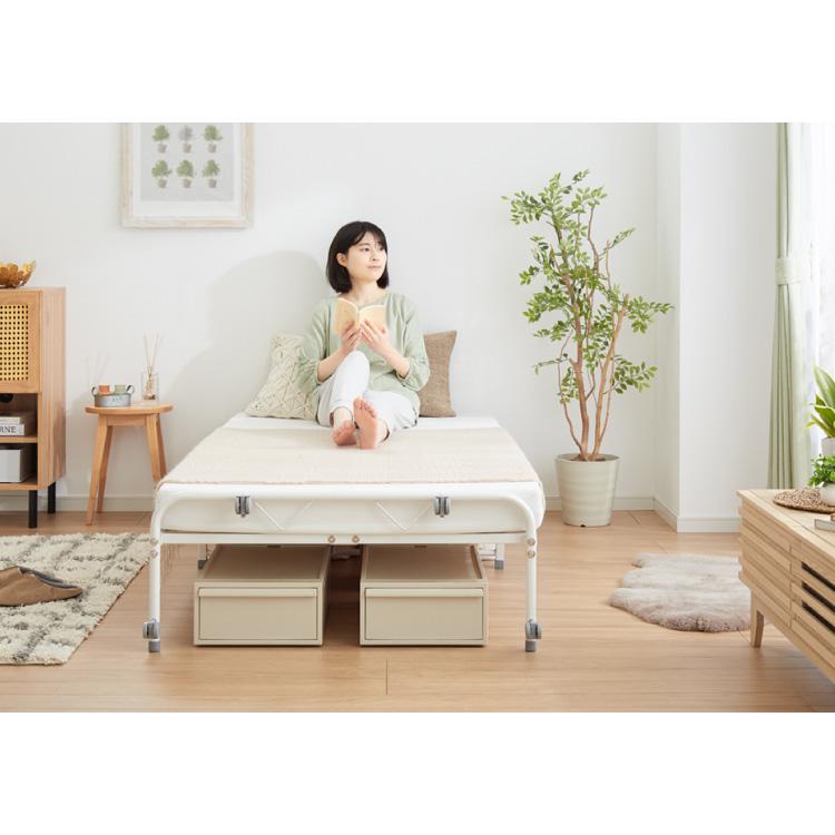 折りたたみすのこベッド シングル 折りたたみベッド すのこタイプ