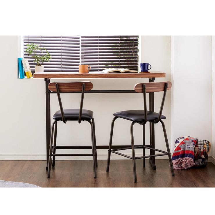 リコメン堂 カウンター3点セット カウンターテーブル カウンターチェア