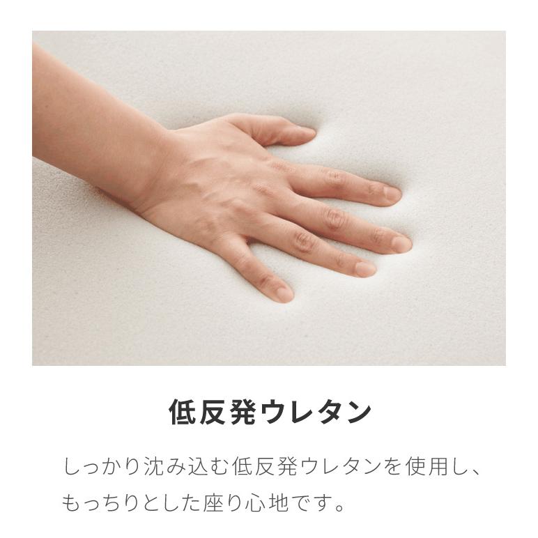 リコメン堂 低反発クッション 正方形 厚さ15cm 四角 極厚 ふわふわ