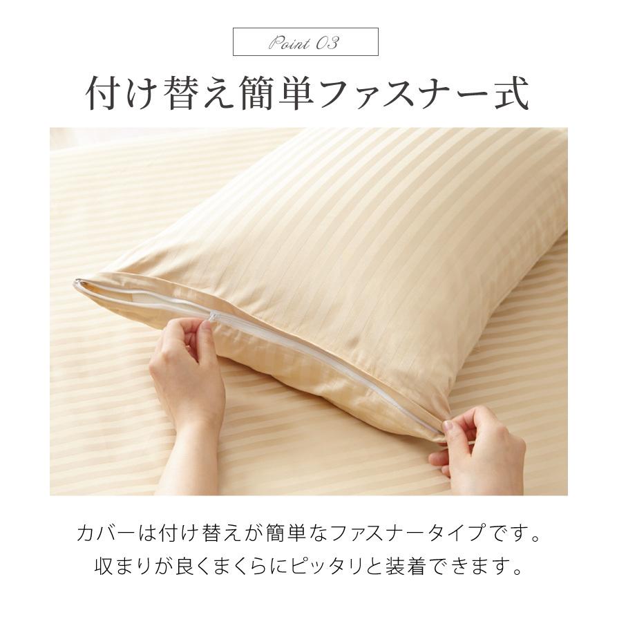 日本製 枕カバー 43×63cm ファスナー式 綿100% 防ダニ 高級 日本製 枕カバー 43×63cm ファスナー式 綿100% 防ダニ 高級