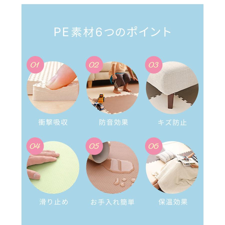 リコメン堂 ジョイントマット 大判 60cm 32枚 6畳相当 プレイ リコメン堂 ジョイントマット 大判 60cm 32枚 6畳相当 プレイ
