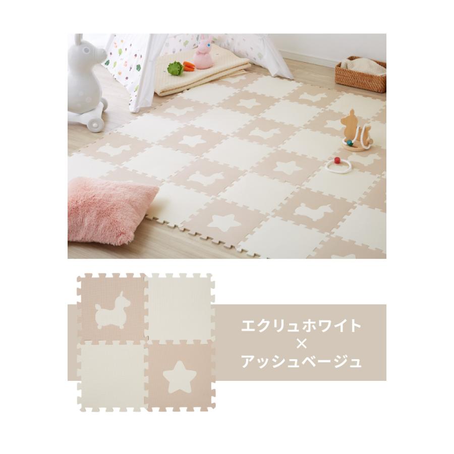 ジョイントマット 36枚 32x32cm キッズ ベビー 赤ちゃん 防音 断熱 かわいい 抗菌 防臭 床暖房 Rody ロディ | ブランド登録なし | 03