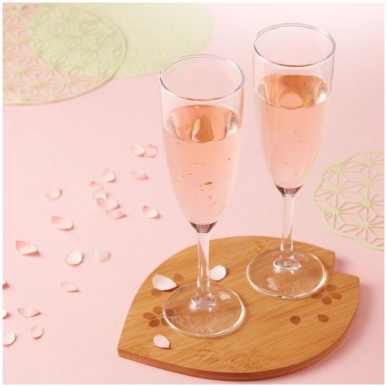金箔入りロゼワイン Japan wine 桜 375ml ラッピング済みギフト 代引
