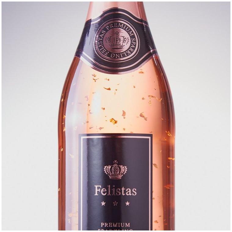 24カラット金箔入りスパークリングロゼ フェリスタスロゼ BOX入り 代引